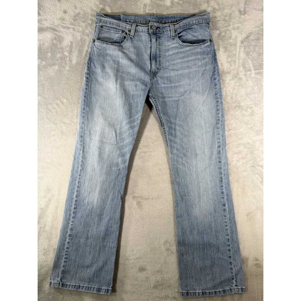 Levis 527 Jeans Men's 34x30 Blue Denim Bootcut Western